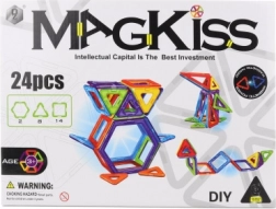 Set da costruzione magnetico MagKiss 24 pezzi