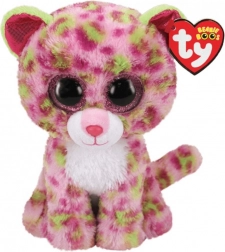 TY Beanie Boos mascotte leopardo rosa 15 cm