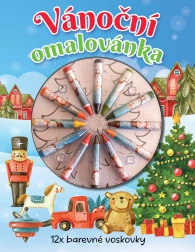 Libri da colorare di Natale con pastelli a cera