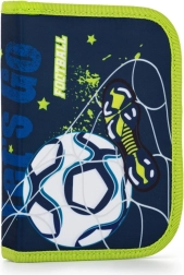 Astuccio scolastico a un piano calcio