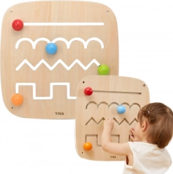 tavola labirinto da parete in legno VIGA