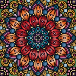 Puzzle quadrato Q Gold – motivo IV, 72 pezzi