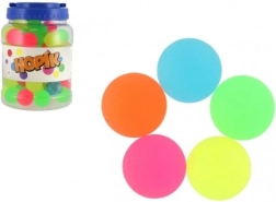 Palline rimbalzanti hopík 3,2 cm – mix di colori, 70 pezzi in barattolo