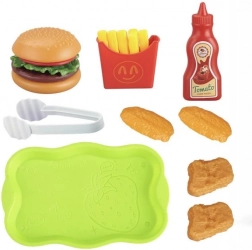 Set di alimenti per giocare PLEJO - Hamburger
