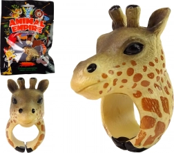Anello per bambini con testa di giraffa