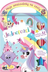 Libro da Colorare da Viaggio Unicorni