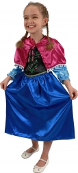 Costume bambina Principessa del Regno Invernale Anny Deluxe – Anna