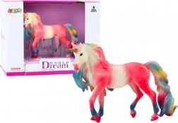 Figura da collezione grande unicorno rosa 11 cm