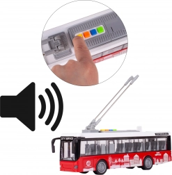 Autobus 1:16 con suoni e luci, porte apribili