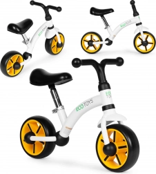 Bicicletta senza pedali per bambini con ruote in EVA e sella regolabile ECOTOYS, nera