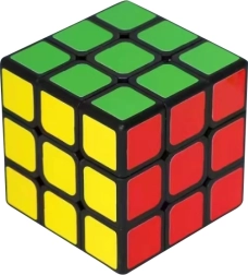 Cubo rompicapo colorato 5,3 cm