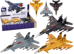 Modello di aereo a propulsione a frizione grigio nero o giallo