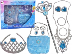 Set per la Piccola Principessa Corona Blu e Accessori