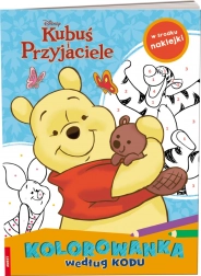 Winnie the Pooh e amici – libro da colorare secondo il codice
