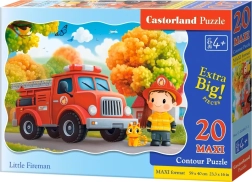 Puzzle piccolo pompiere MAXI 20 pezzi CASTORLAND