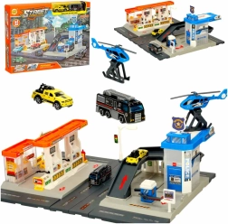 Giocattolo per bambini - Set stazione e parcheggio della polizia