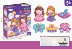 Set di magneti per frigorifero principesse da colorare DIY
