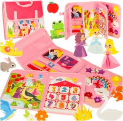 Zaino sensoriale Montessori rosa