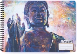 Blocco da disegno A4 40 fogli 190g Budha