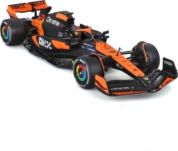 bburago 1:24 mclaren mcl38 2024 oscar piastri in teca protettiva