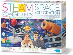 set scientifico 4M steam powered kids: esplorazione dello spazio