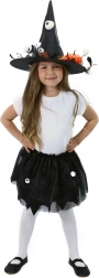Costume da strega infantile con tutu