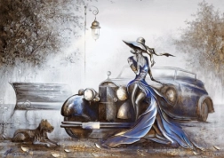 Puzzle Dama in blu 1000 pezzi MAGNOLIA