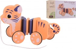 Tigre di legno a traino Jouéco