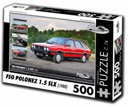Puzzle RETRO-AUTA FSO Polonez 1.5 SLX (1988) – 500 pezzi