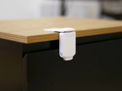 Serratura di sicurezza bianca per armadietti e cassetti