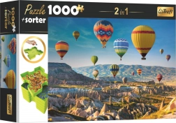 Puzzle e smistatrice TREFL 2v1 Mongolfiere sulla Cappadocia 1000 pezzi
