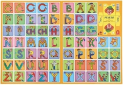 Gioco di memoria lettere dell'alfabeto