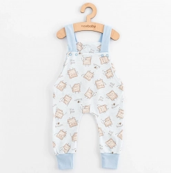 salopette in cotone per bambini New Baby Biscuits blu
