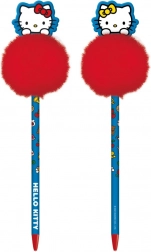 Penna Hello Kitty con pom pom