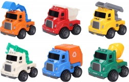 set di mezzi di trasporto 6 pezzi 9 cm