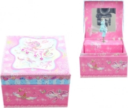 Scatola portagioie musicale con unicorno