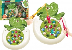 Gioco di pesca con canne e luci – dinosauro