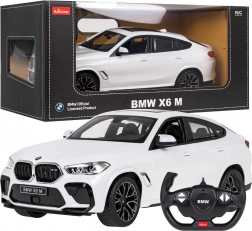 Rastar BMW X6 M 1:14 auto RC con telecomando 2,4 GHz – Bianca