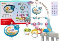 Giostrina per bambini Proiettore Luci 400 ninnananne Blu