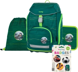 set scolastico 4 pezzi OXY Sherpy green per la 1ª–3ª classe