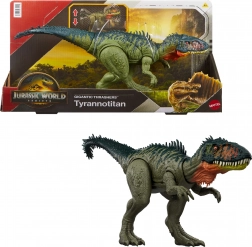 Figure dinosauro Tyrannotitan Jurassic World Rebirth Gigantic Thrashers 34 cm