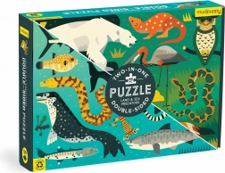 Puzzle doppio lato Mudpuppy Predatori terrestri e marini