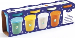 Djeco pasta da modellare colorata metallizzata con riflessi