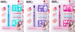 Set tatuaggi con penne gel profumate per bambini