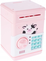 Salvadanaio cassaforte con mucca