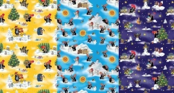 Carta da regalo con motivo TALPA 0,7 × 2 m, mix di motivi