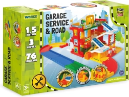 Servizio garage WADER, pista a tre piani da 1,5 m con 2 auto