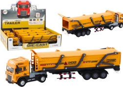 Modello di Camion da Costruzione 1:24 con Luci e Suoni - Giallo