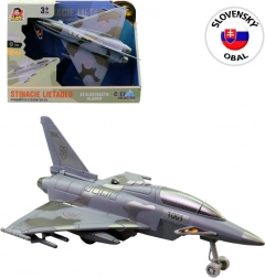 Aereo da caccia a retrocarica con luci e suoni