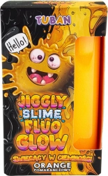 Tuban jiggle slime fluo arancione, luminoso al buio 430 g